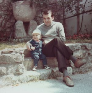 1970 Joerg mit Papa